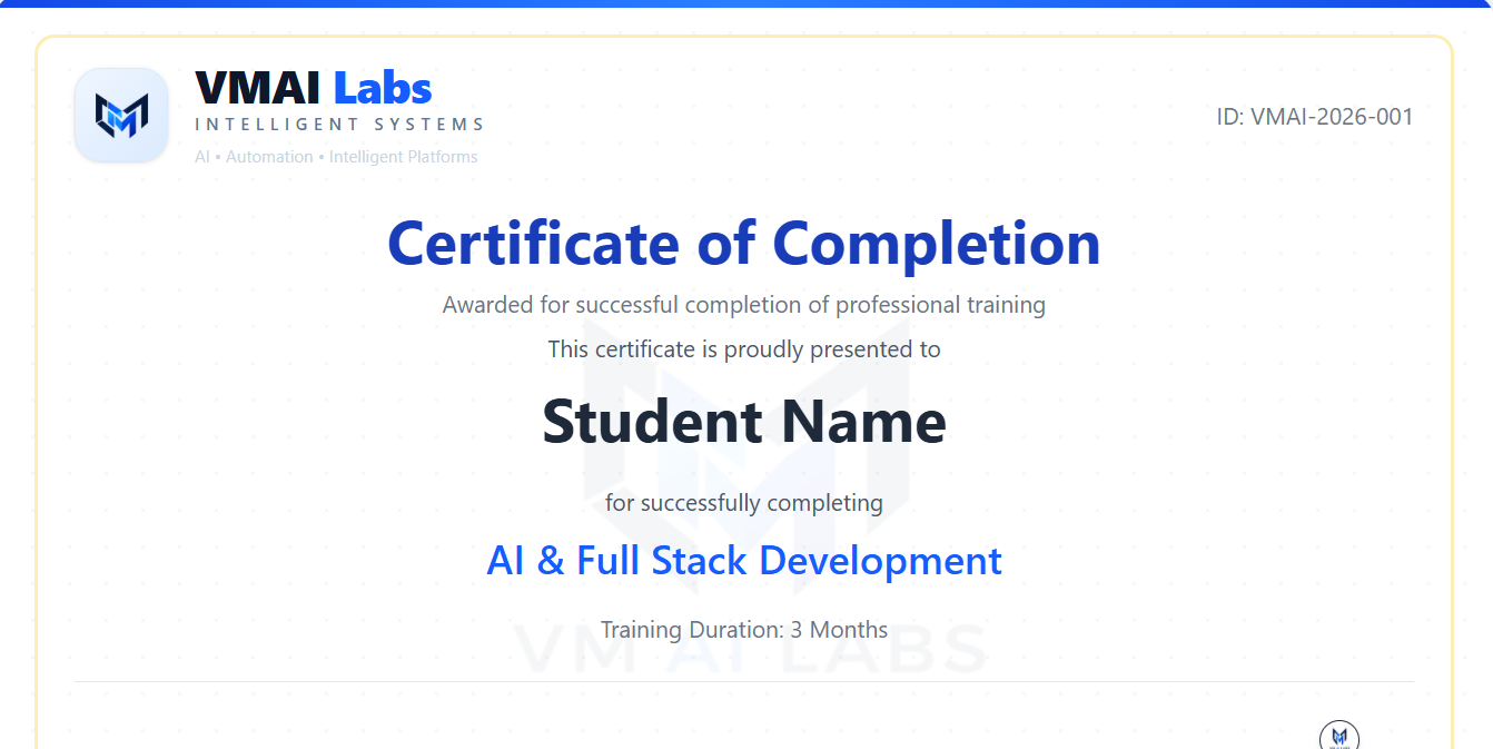 Certificate Preview